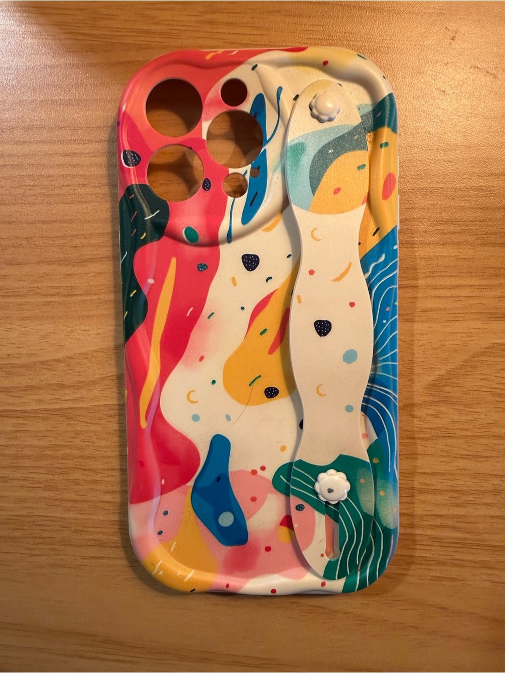 Colorful Abstract Pattern Phone Case - Multicolor